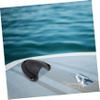Kisangel 2sets Boat Ventilation Cover Exhaust Vent for Yachts Use Black Clam Shell Design for Optimal Airflow and Durability view 2