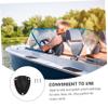 Kisangel 2sets Boat Ventilation Cover Exhaust Vent for Yachts Use Black Clam Shell Design for Optimal Airflow and Durability view 4