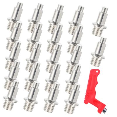 INOOMP 1set Replaceable Running Shoe Spikes for Outdoor Sports Track Spikes Nail Puller for Jump and Sprint Training