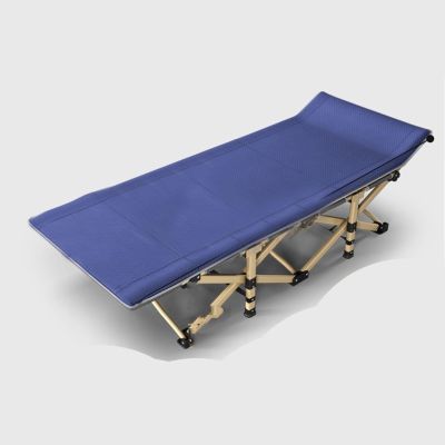 Outdoor portable simple camping lounge chair, multifunctional office single lunch break lounge chair, portable garden leisure lounge chair, comes with blackout eye mask, reinforced bracket ( Color : B