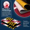 Anley Rip-Proof Double Sided 3-Ply Maryland State Flag 3x5 Foot - Vivid Color, Canvas Header and Wrinkle Resistant - The Strongest, Longest Lasting Maryland MD Flags 3 X 5 Ft view 2
