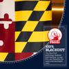 Anley Rip-Proof Double Sided 3-Ply Maryland State Flag 3x5 Foot - Vivid Color, Canvas Header and Wrinkle Resistant - The Strongest, Longest Lasting Maryland MD Flags 3 X 5 Ft view 3