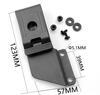 1SET K Sheath Clip Sheath Accessories 360 Degree Rotating Outdoor Knife Sheath Belt Clip view 2