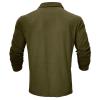 Mens Henley Shirts Long Sleeve Basic Pique Pullover T-Shirt with Pocket Lightweight Fashion Button Cotton T Shirts Thermal Underwear Henley Top Casual Slim Fit Lightweight Shirts Green view 4