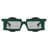 willochra Fashion Unique Polygon Square Double Color Sunglasses Women 2023 Retro Designer Men Trending Rivets Gradient Sun Glasses (green) view 1