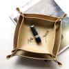 jjmb Leather Storage Box, Table Storage Tray, Pu Leather Jewelry, Cosmetics Key Storage view 2