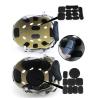 NATEFEMIN 9Pcs EVA Pad+10Pcs Stickers Tactical Helmet Replacement Foam Motorcycle Padding Kits for Fast Mich ACH USMC PASGT Tactical Helmet view 4