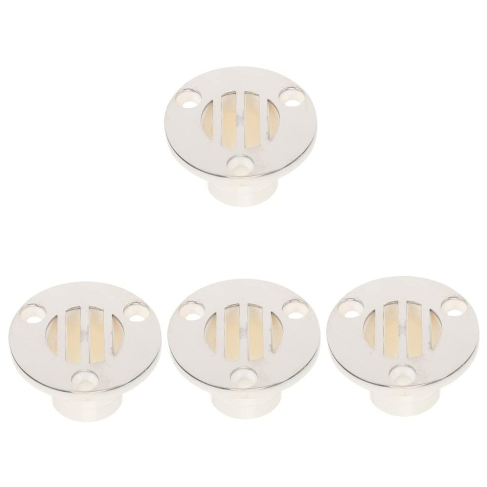 BESPORTBLE 2pcs Boat Deck Drain Fitting Nylon Floor Drain Cover for Use Embedded Installation Impact Resistant for Yachts and Rvs