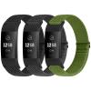 Puhuite Bands Compatible with Fitbit Charge 2 Bands for Women Men, Classic & Special Edition Adjustable Stretchy Nylon Replacement Strap Wristbands for Fitbit Charge 2 view 1