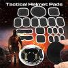MOUDOAUER 9* Tactical Helmet Memory EVA Foam Pads with Stickers Padding Kit Protector for Fast Mich ACH USMC PASGT Helmet Accessories view 2