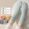 5/10 Pairs Thicker Warm Coral Fleece Socks,Soft Fluffy Cozy Slipper Socks,Winter Warm Cozy Socks for Men and Women (10 Pairs,one Size) view 2