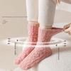 5/10 Pairs Thicker Warm Coral Fleece Socks,Soft Fluffy Cozy Slipper Socks,Winter Warm Cozy Socks for Men and Women (10 Pairs,one Size) view 3