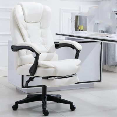 Adjustable Back Rest Chair Executive Office Chair with Footrest Lumbar Support Ergonomic Recliner Computer Desk Chair Heavy Duty 360 Swivel Gaming Chair for Home Office (Color : E)