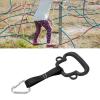 New Gymnastic Rings, Both for Adults and Kids, ABS Monkey Style Pull Up Rings Home Fitness Equipment with Hanging Strap Outdoor childrens Climbing Childrenss, Kid's Indoor Pull up Bar for(Black) view 4