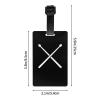 Fading Percussion Drum Sticks Luggage Tag List, Travel Backpack Luggage Tag Quick Identification Luggage Tag view 4