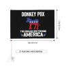 12x18 Donkey Pox The Disease Destroying America Car Flag Double Sided Window Clip Waterproof Flags view 4