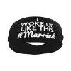 I Woke Up Like This Married Anti Sweat Band, Outdoor Sports Headband, Moisture Absorption Fitness Running Headband view 2