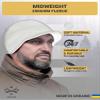 2SBR 2SABERS Fleece Winter Beanie with Visor - Men Women - Earflap Brim Skull Watch Cap Hat White view 2
