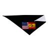 Spain America Flag Dog Scarf Pet Bandana Cat Pet Bibs view 4