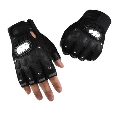 Half-Finger Breathable Outdoor Gloves for Outdoor Sports, Cycling, Fitness and Climbing Sports Gloves (Color : Black, Size : One Size fits All)
