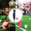 Jisoudia Sport Pump - Ball Pump with Compact Pressure Gauge, Air Pump with Detachable Hose for Football, Basketball, Football, Volleyball, Water Polo, Netball, Gymnastics Ball view 3