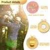 GEYGIE Talk Birdie to Me Pink Gold Golf Ball Marker with Magnetic Hat Clip, Golf Accessories for Men Women, Golf Gifts for Men Women Golfer, Birthday Retirement for Golf Fan view 3