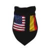 Belgium America Flag Dog Scarf Pet Bandana Cat Pet Bibs view 3