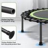 ONETWOFIT 42"/45" Rebounder Trampoline for Adults, Silent Mini Trampoline Indoor Exercise Fitness Trampoline Bungee Rebounder Workout Max Load 330lbs (45IN-Blue-with-Handle) view 4