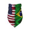 Brazil America Flag Dog Scarf Pet Bandana Cat Pet Bibs view 3