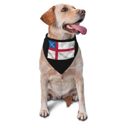 Episcopal Church Flag Dog Scarf Pet Bandana Cat Pet Bibs