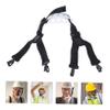 DOITOOL 3sets Replacement Helmet Chin Strap Band Elastic Hard-hat Chin Strap for Safety 2pcs*3 Random Color view 2