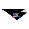 Bahamas America Flag Oil Painted Dog Scarf Pet Bandana Cat Pet Bibs view 4