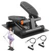 Niceday Steppers for Exercise, Mini Stair Stepper with Resistance Bands at Home Workout Equipment with 300LBS Loading Capacity, Hydraulic Fitness Stepper with LCD Monitor with Mat view 1