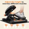 Niceday Steppers for Exercise, Mini Stair Stepper with Resistance Bands at Home Workout Equipment with 300LBS Loading Capacity, Hydraulic Fitness Stepper with LCD Monitor with Mat view 4