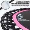 Newan 48" Silent Fitness Mini Trampoline Fitness Rebounder with Adjustable Foam Handle,Indoor Small Rebounder Exercise Trampoline for Adults Indoor/Garden Workout - Max Limit 330 lbs view 2