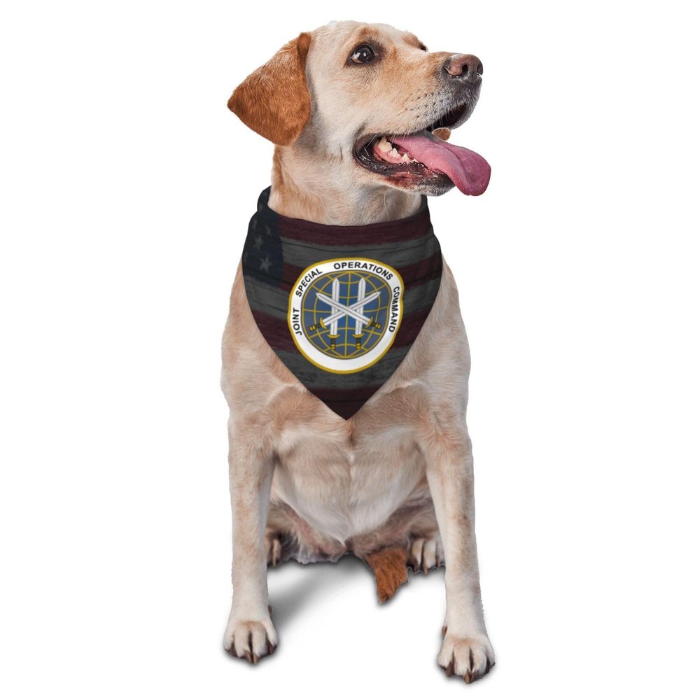 Seal of The Joint Special Operations Command (JSOC) Dog Scarf Pet Bandana Cat Pet Bibs