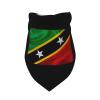 Saint Kitts and Nevis Flag Dog Scarf Pet Bandana Cat Pet Bibs view 3
