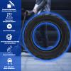 2 Pack Solid Tyre , Puncture Proof Electric Scooter Tyres , Flat f ree Tire Replacement Wheel , Explosion Proof Rubber Spare Front Rear Tire for Electric Scooter gone Karts ATV Replacement view 2
