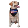 Cape Verde America Flag Oil Painted Dog Scarf Pet Bandana Cat Pet Bibs view 1