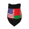 Belarus America Flag Oil Painted Dog Scarf Pet Bandana Cat Pet Bibs view 3