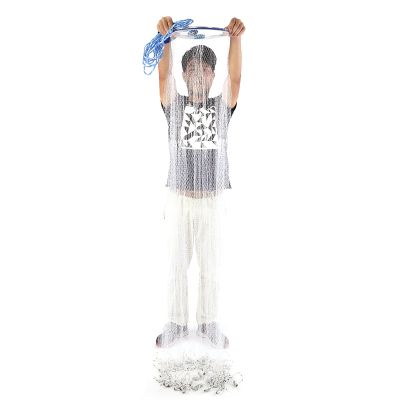 Xcello Nylon Monofilament Fishing Net, American Style Cast Hand Throw Net for Fishing Enthusiasts(4.8M-Transparent)