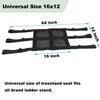 bssiwbepon Universal Tree Stand Seat Replacement Metal Buckle16 X12 Adjustable Tree Stand Seat Deer Stand Accessories Hunting for Climbing Treestands Ladder Stands Lock On Tree Stands Black view 2