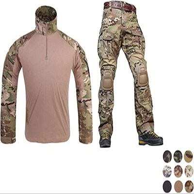 Emerson Airsoft Military bdu Tactical Suit Combat Gen3 Uniform Shirt Pants (TS, Medium)