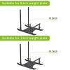 Kipika Weight Sled, Workout Sled, Fitness Strength Training Sled, Speed Training Sled for Athletic Exercise, Speed Improvement, Easily Through Obstacles, Suitable for 1" & 2" Weight Plate (G- Black) view 2