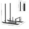 Kipika Weight Sled, Workout Sled, Fitness Strength Training Sled, Speed Training Sled for Athletic Exercise, Speed Improvement, Easily Through Obstacles, Suitable for 1" & 2" Weight Plate (G- Black) view 4