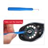 Lixada 5PCS Fishing Reel Maintenance Kit, Removal Ball Bearing Maintenance Spool Disassembling Wrench Fishing Tools Durable Portable for Baitcasting and Drum Reels view 2