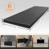 PROGOAL Gym Wall Paddings Basketball Court Wall Protection Pad - 2Thick Foam Wall Mat Durable Protector for Wall-Mounted Basketball Hoops Garage Taekwondo60" Lx20 W,Black view 2