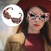 BESTOYARD Leopard Eye Sunglasses 90s Cat Eye Novelty Eyewear for Women Funky Fashion Shades with UV Protection Cute Furry Party Favors view 4