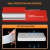PROGOAL Gym Wall Paddings Basketball Court Wall Protection Pad - 2Thick Foam Wall Mat Durable Protector for Wall-Mounted Basketball Hoops Garage Taekwondo60" Lx20 W,Red view 3