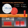 PROGOAL Gym Wall Paddings Basketball Court Wall Protection Pad - 2Thick Foam Wall Mat Durable Protector for Wall-Mounted Basketball Hoops Garage Taekwondo60" Lx20 W,Red view 4